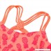 Amerla Girls Flutter Two Piece Bikini Set Beach Sport Swimsuit Bralette Hipster 7-8 Orange B07QF7XH9R
